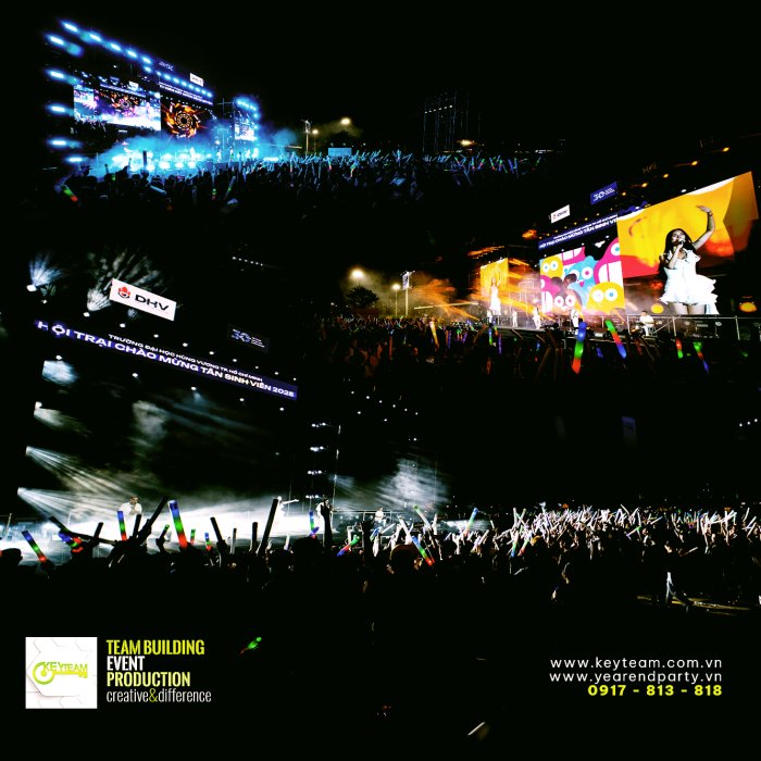 DHV - Đại Học Hùng Vương TPHCM - Team building & Music Concert tại Global City