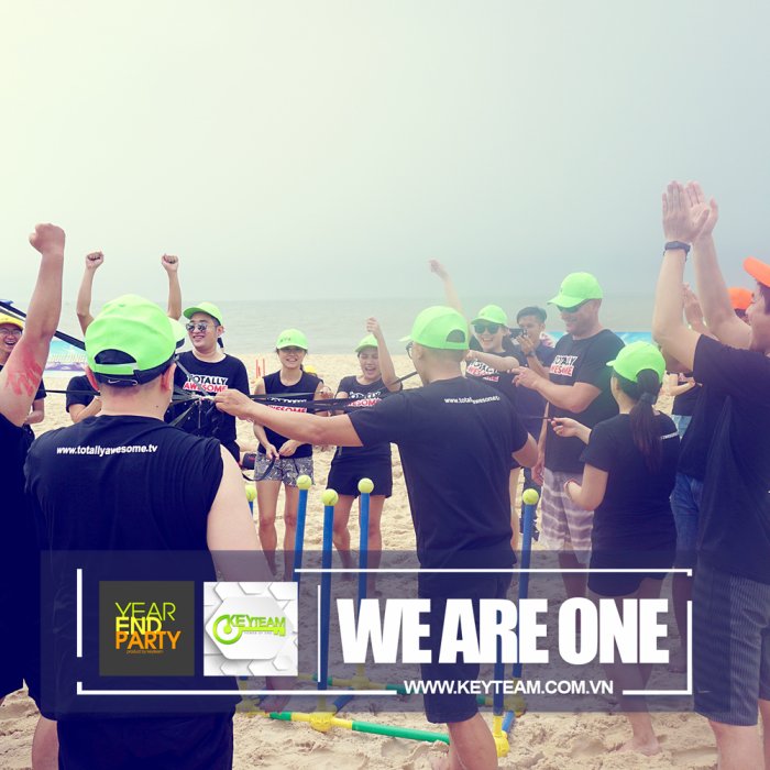Tổ chức team building cho TOTALLY & DELIVEREE tại Phan Thiết