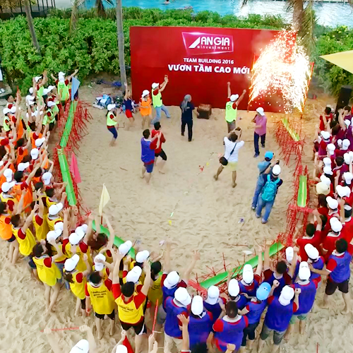 AN GIA TEAM BUILDING TẠI HỒ TRÀM