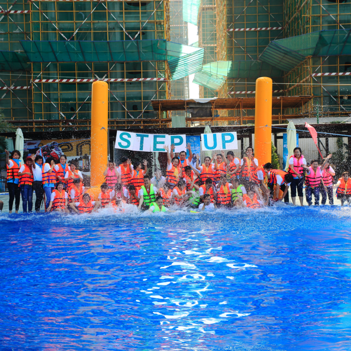 Tổ chức teambuilding cho MSD chủ đề STEP UP