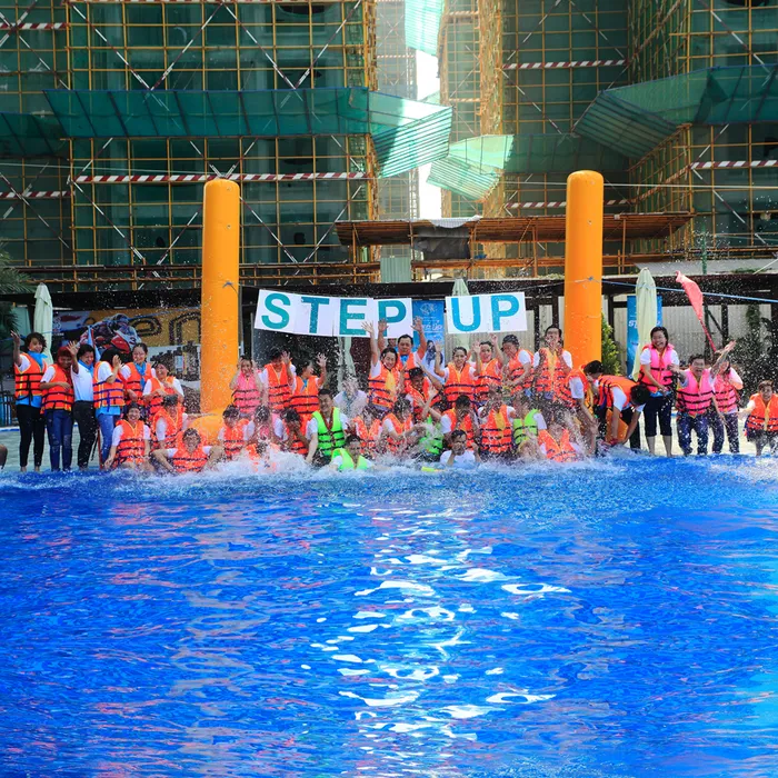 Tổ chức teambuilding cho MSD chủ đề STEP UP